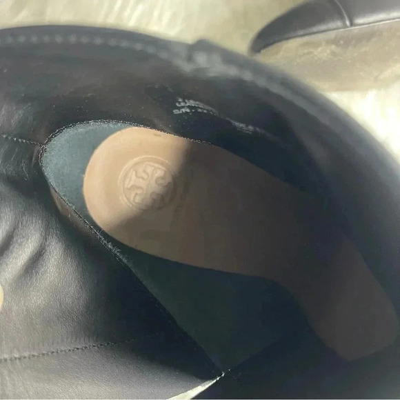 Tory Burch Womens Grove Leather Ankle Booties Size 8.5 - Picture 7 of 10